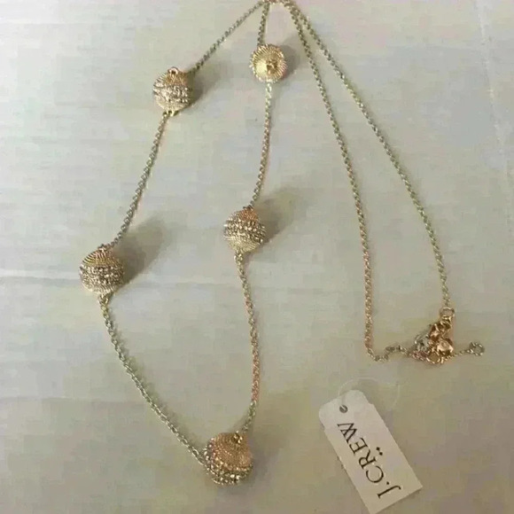 J Crew new Ball Pendant Necklace - Picture 7 of 8